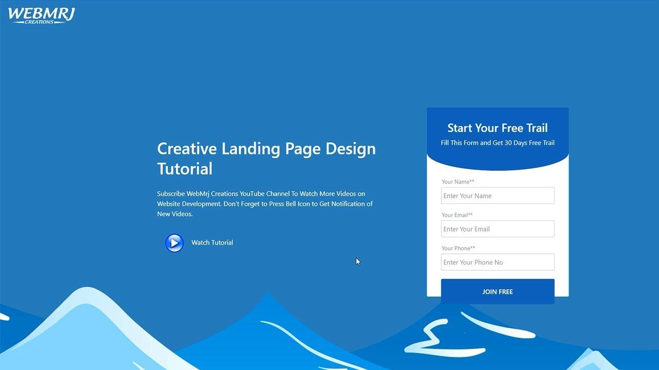 How to Create a Website Tutorial